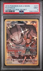 Steelix 247/236 Secret Rare Full Art Holo Cosmic Eclipse
