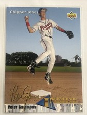 1993 Upper Deck Peter Gammons Inside The Numbers Chipper Jones #459  Braves