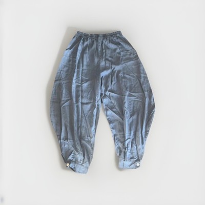 Tina Stephens Women s Slate Rosie Tencel Button Bottom Pant One Size NWT