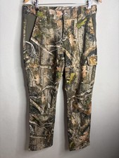 Cabela's Camouflage Hunting Pants Mens Medium Stretch Polyester Cargo Camo