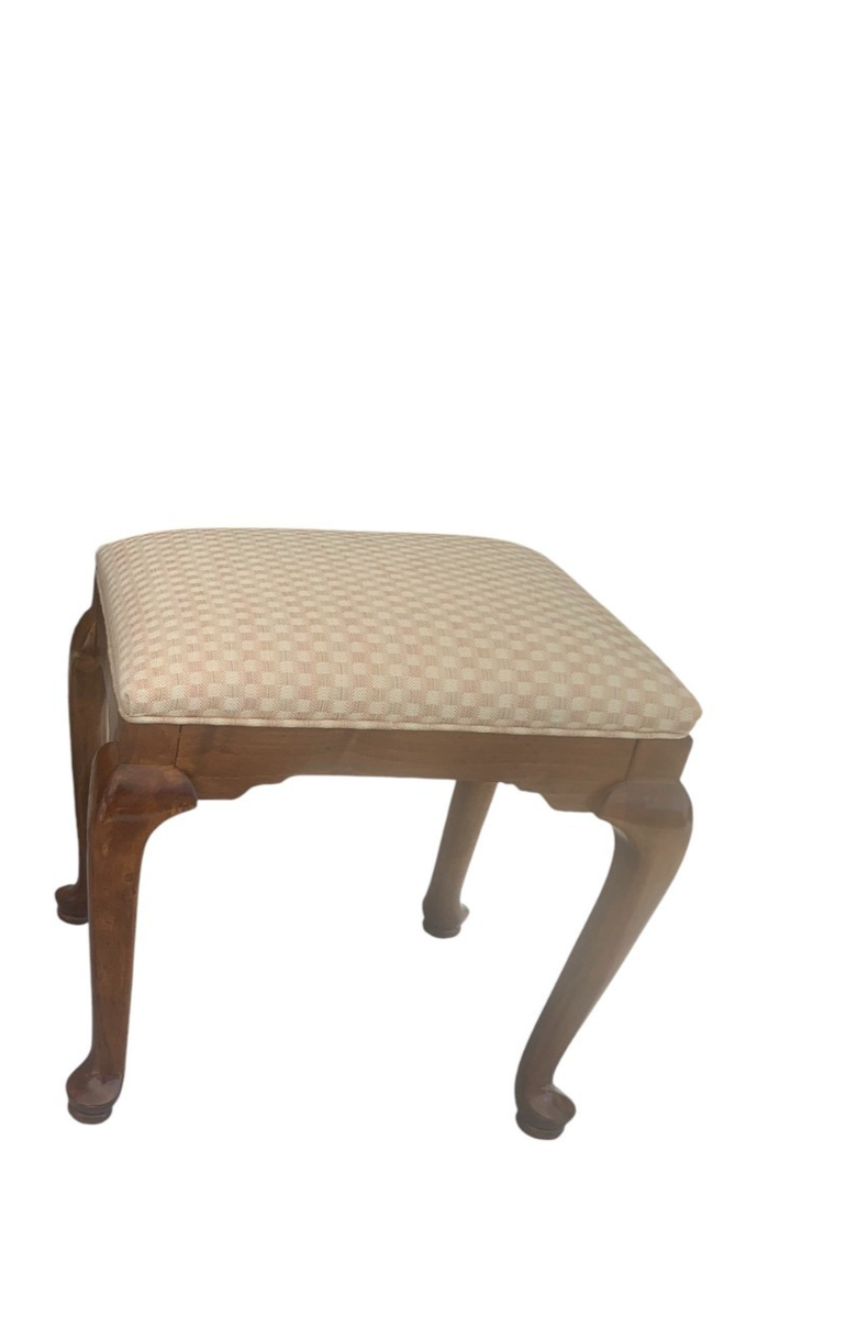 Ethan Allen Queen Anne Style Maple Bench or Stool ONE | eBay