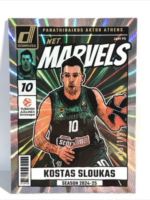 2024-25 DONRUSS EUROLEAGUE MARVELS Kostas Sloukas #4 LASER  #145/149