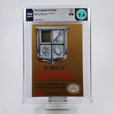 The Legend of Zelda Nintendo NES - Complete in Box (CIB) - Wata Graded 9.4