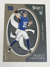 2023 Panini Select Football Select Certified Rookies - Tommy DeVito RC - Giants