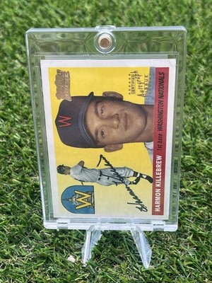   2001 Team Topps Legends HARMON KILLEBREW AUTOGRAPHED 1955 ROOKIE Certified