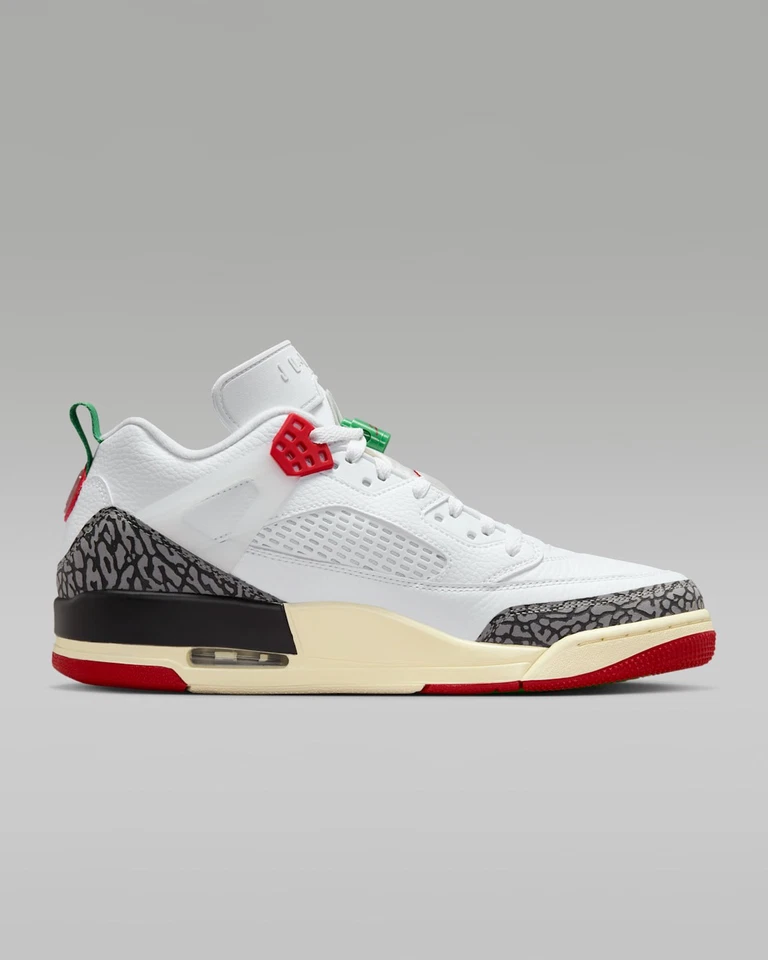 Nike Air Jordan Spizike низкий SE туфли белый черный Varsity красный IM7425-100 мужской новый - Изображение 4 из 4