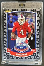 2025 Panini Buffalo Bills Farewell Season James Cook Black Heart #1/1