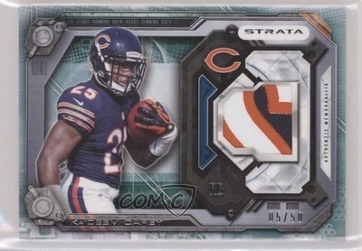 2014 Topps Strata Relics Emerald 5/50 Ka'Deem Carey #SR-KC Rookie Patch RC rg2