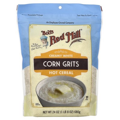 Creamy White Corn Grits, Hot Cereal, 24 oz (680 g)