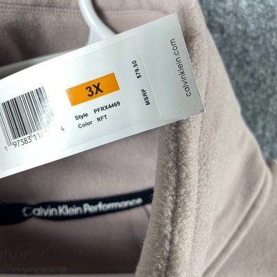 Calvin Klein Jacket Womens 3X Purple Full Zip Performance