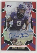 2020 Chronicles Draft Picks Mirror Red Signatures 5/75 Darius Anderson Auto 1n0