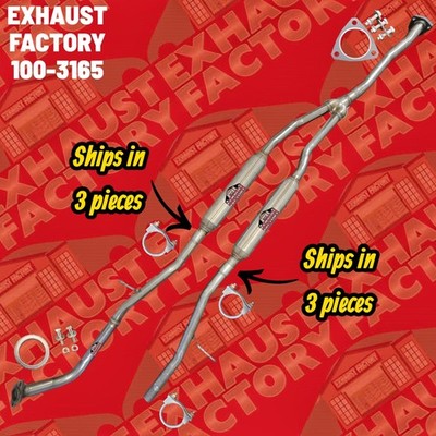 MID RESONATOR PIPE ASSEMBLY FITS 2012 HONDA CROSSTOUR 3.5L AWD STAINLESS STEEL 