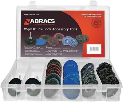 Abracs Quick Lock 25-teiliges Zubehörpaket - ABQLPACK25
