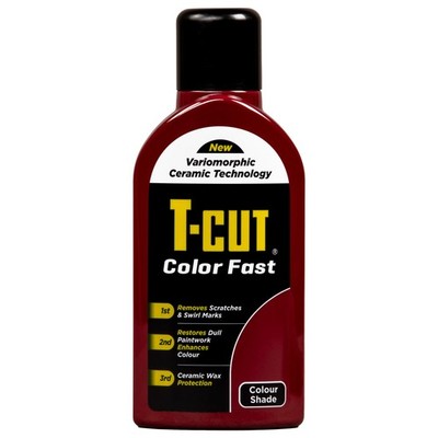 T-Cut Dark Red Scratch Remover Color Fast Paintwork Restorer 500ml, 