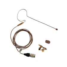 AVL-630CC-H4P Cocoa Color Earhook Mini Headset Microphone for Audio Technica