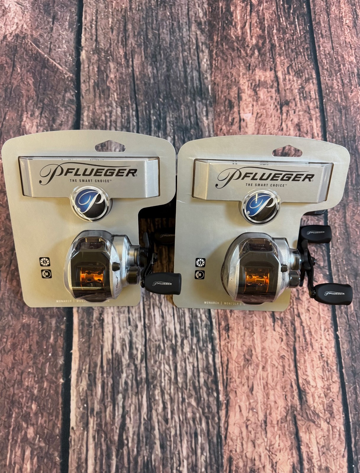 Lot of 2 Reels- Pflueger Monarch 7.3:1 Right Hand