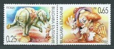 Bulgaria - Mail 2002 Yvert 3928/9 ** Mnh Circus