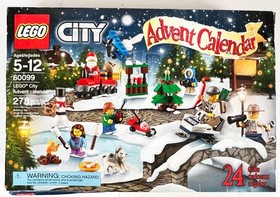 LEGO City 60099 ADVENT CALENDAR 23 sealed BAGS missing one all in wrecked box