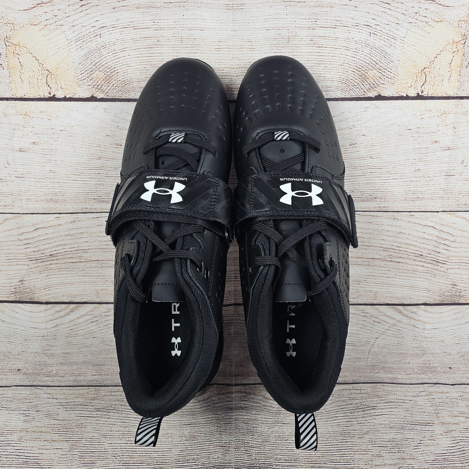 Under Armour Reign Lifter Shoes Men's Size 13 Triple Black Gym Lifting Sneakers thumbnail 6