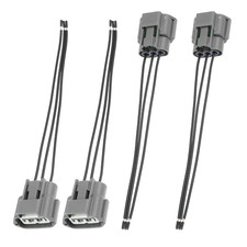 4Pcs Ignition Coil Connectors Plug Wiring Harness Pigtail Wiring 3 Wire Female f