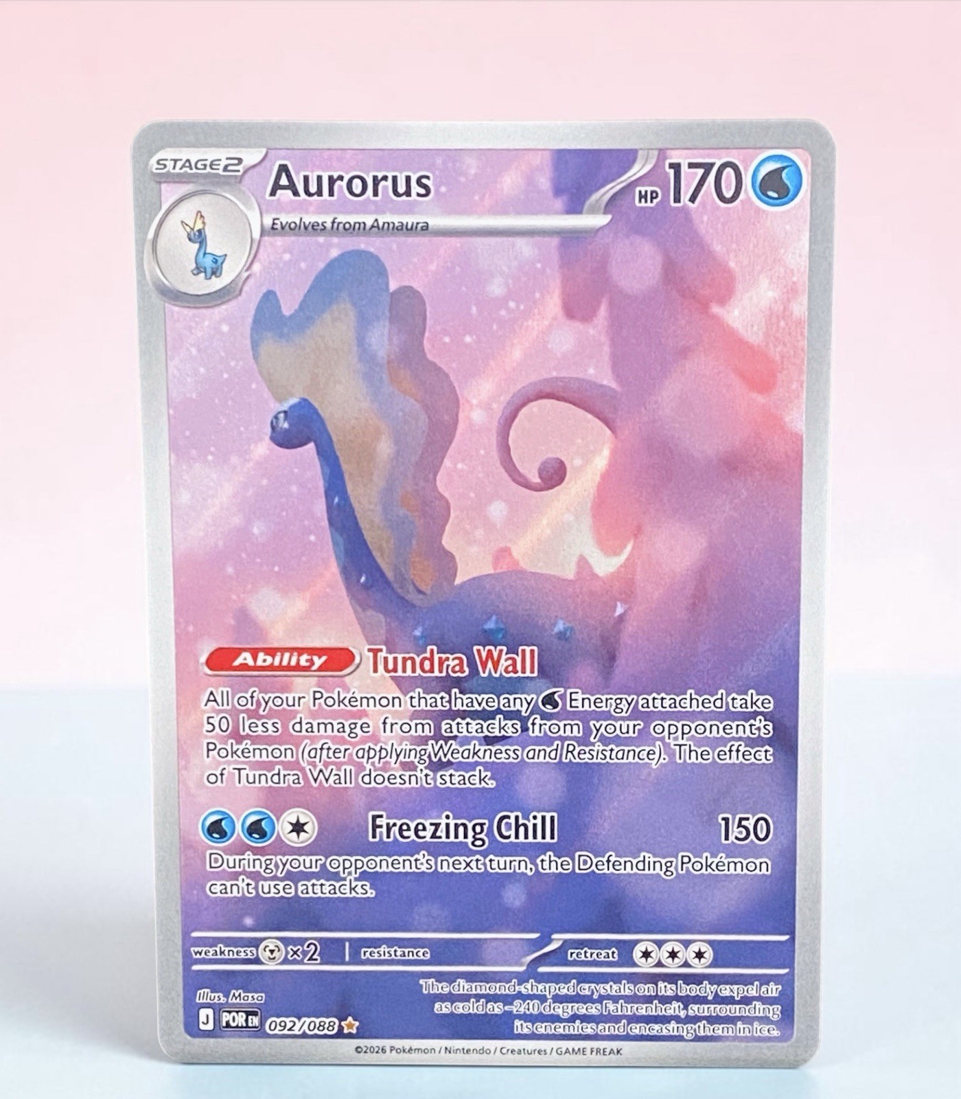 Pokemon Aurorus #092/088: Perfect Order (Read Description) 🔥 