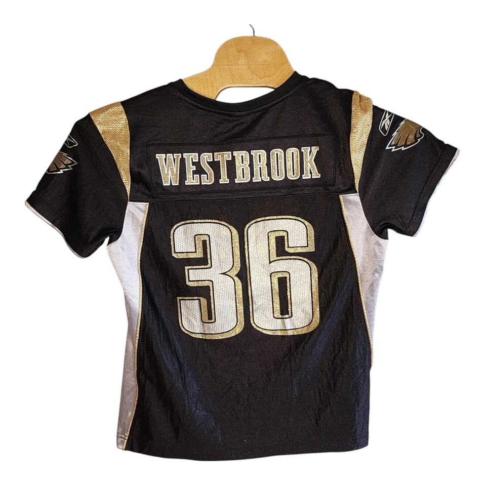 Camiseta deportiva para mujer Reebok NFL Philadelphia Eagles Brian Westbrook grande L nueva con etiquetas Foto 2 de 4