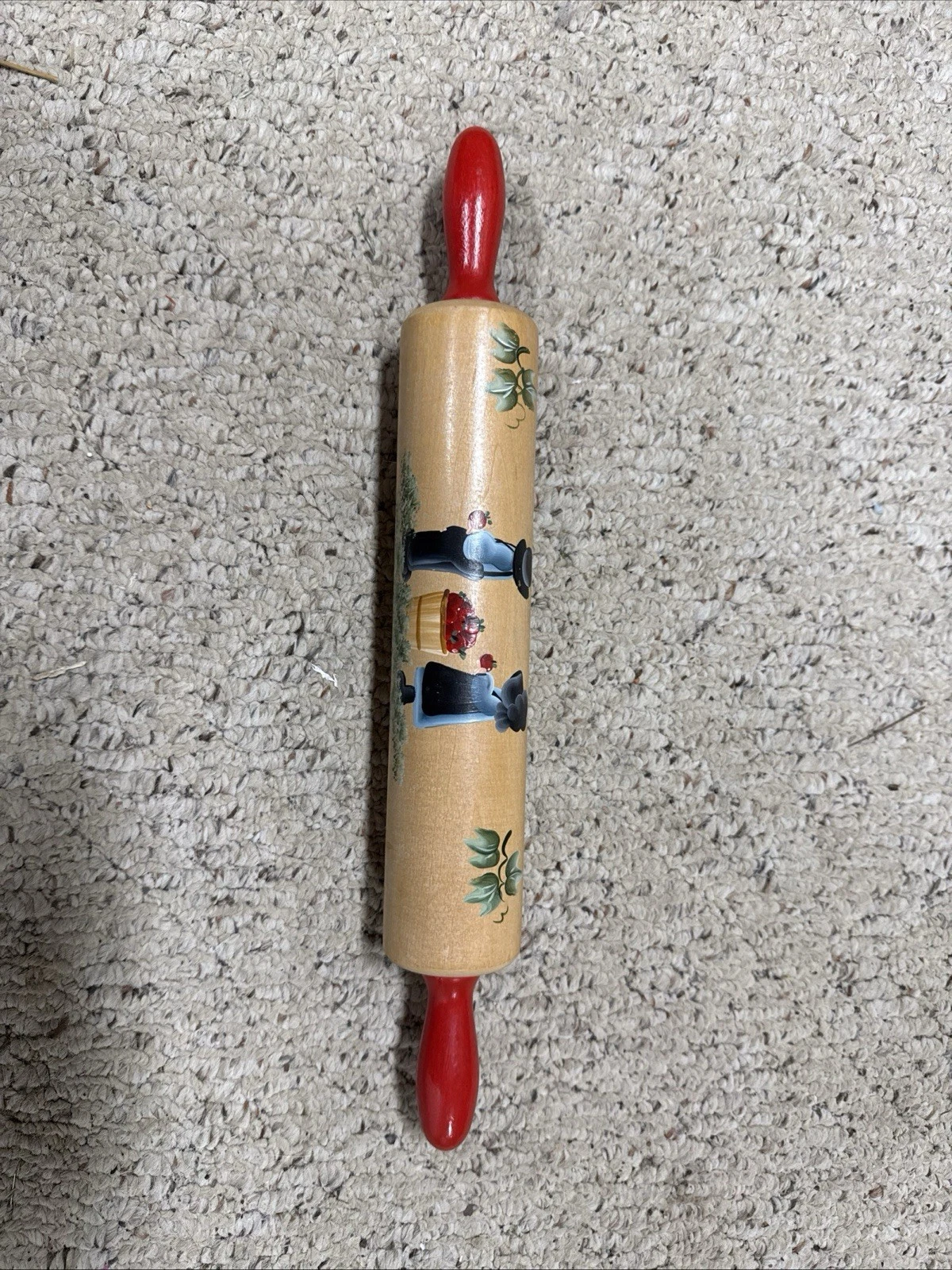 Vintage Amish Country Decorative Rolling Pin 16” Would Cottage Core Grandma
Opens in a new window or