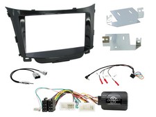 Connects2 CTKHY25 Fascia Panel Head Unit Installation Kit Black For Hyundai i30