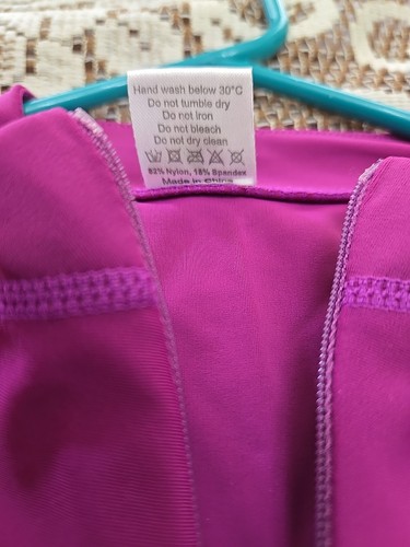 Sailbee Anti-UV Women’s Girl's Swim Cover Up Dress Half Zip Long Sleeve Purple/M - Picture 13 of 13