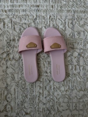 Louis Vuitton Women s Slippers  EU Size 37 Pink Flats US size 6