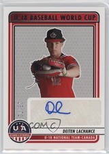 2023 Panini USA Baseball Stars & Stripes 25/72 Deiten Lachance #U18-LD Auto 0c6