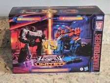 SDCC Transformers Legacy United Fractured Friendship Megatron & Orion Pax