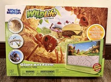 Uncle Milton Giant Ant Farm - Large Viewing Area - Care for Live Ants -Wild Life