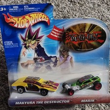 Hot Wheels Yu-Gi-Oh!  Makyura the Destructor & Marik 2 Pack Car  Set