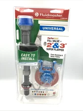 Fluidmaster Fill Valve + 2” & 3” Super Flapper Kit K-400H-043
