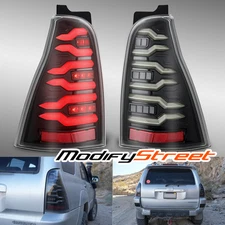 Fit 2003-2009 Toyota 4Runner LUXX-Series LED Tail Lights Replacement Alpha-Black