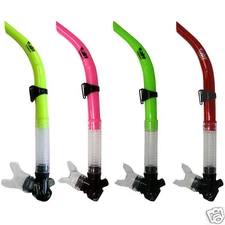 NEW Scuba Dive Silicone Flexible Purge Whistle Snorkel