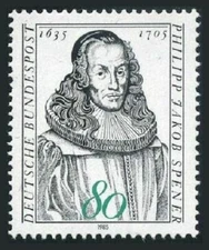 Germany 1433,MNH.Michel 1235. Philipp Jakob Spener,religious leader,1985.