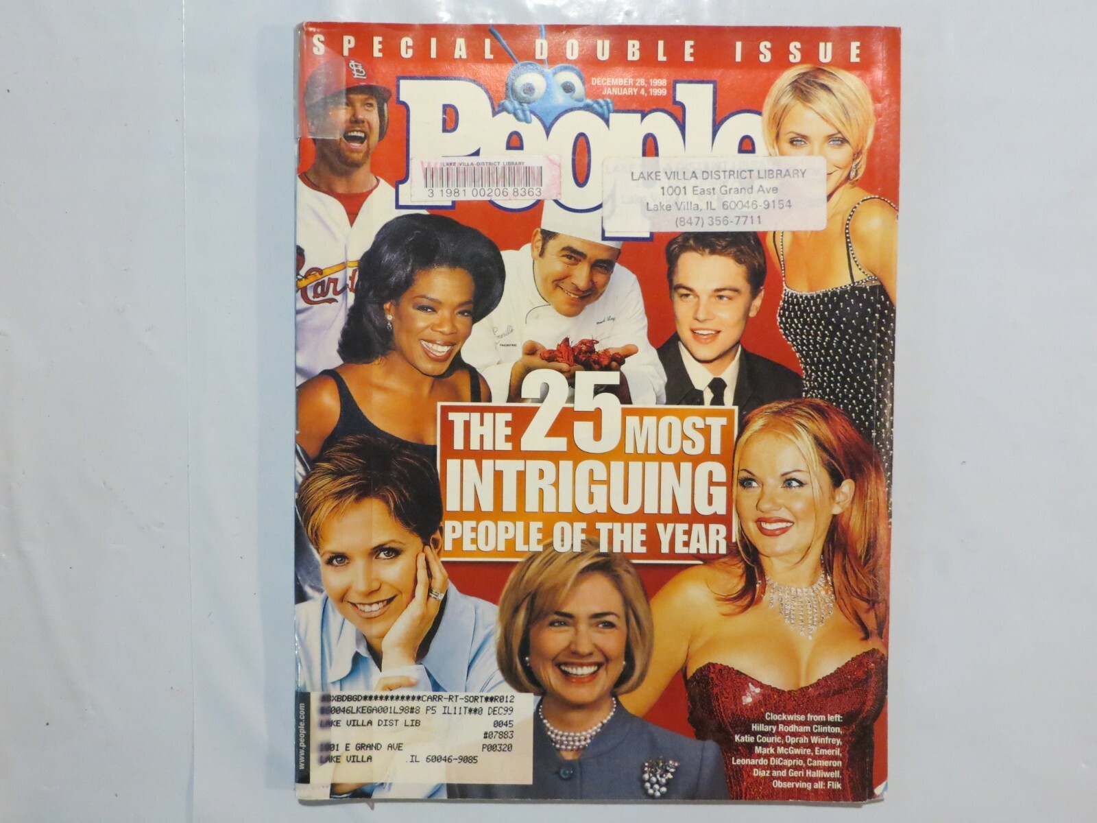 HILLARY CLINTON / KATIE COURIC / OPRAH / CAMERON DIAZ 1998 PEOPLE