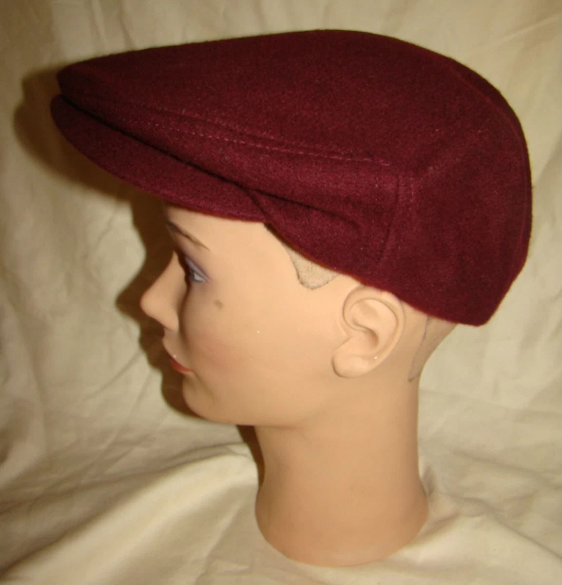 Maroon sales flat cap