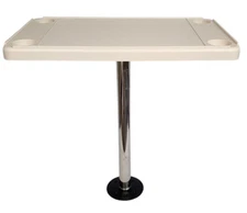 Horizon Manufacturing Rectangular Pontoon Table 4000-RFM includes 2 mountings