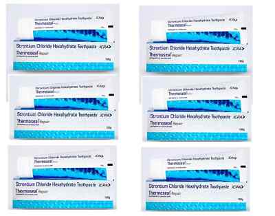 Thermoseal Repair Toothpaste 100 gm Each Pack Of 6 For Sensitive Teeth Free Ship