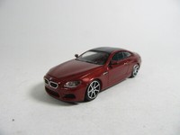 Minichamps 1:87 2015 Bmw M6 Coupe Rotmetallic Fertigmodell