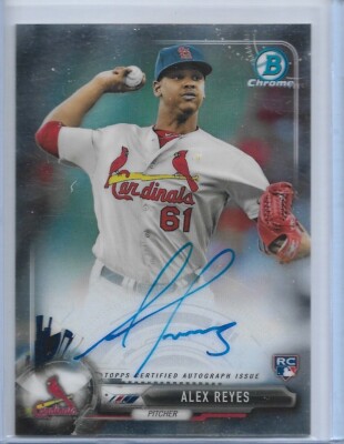 2017 Bowman Chrome ALEX REYES Rookie Autograph - CRA-AR | eBay