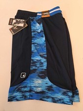 And1 Mens Shorts Basketball Gym Premium 10" Inseam M L XL 2XL 3XL Blue Navy