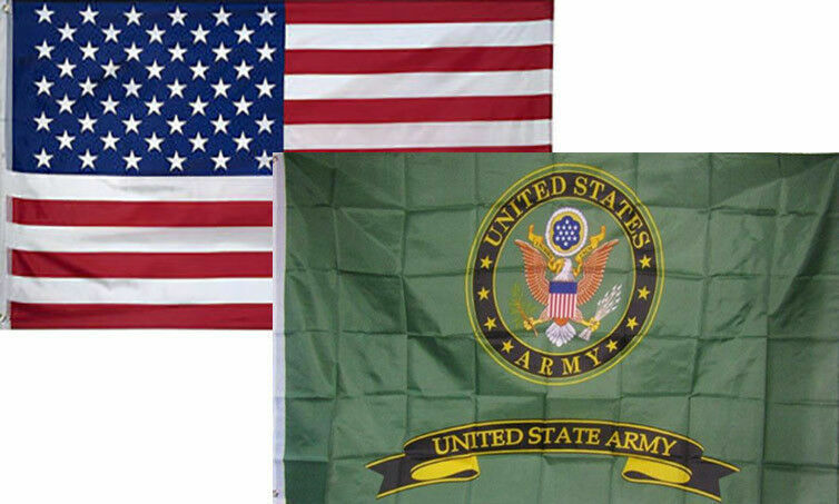 Set Combo Bandiere USA E Bermuda – 2 Pezzi 3'x5' In Poliestere, Trade Winds