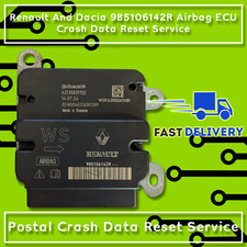 Renault And Dacia 985106142R Airbag ECU Crash Data Reset Service