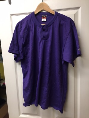 New Alleson Athletic 2 Button Placket Men's Size Large Baseball Jersey!