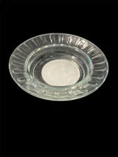 Vintage Hotel No Smoking Advertisement Ashtray Clear Glass Novelty Unused