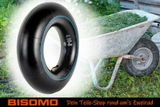 Schlauch Schubkarre Reifen 400 x 100 / 4.00 - 8 Zoll Autoventil abgewinkelt 